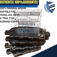 100% ORIGINAL NISSAN REAR BRAKE PAD D4060-JA00J TEANA J32L 3.5 V6 X-TRAIL T31N ELGRAND E52 2.5