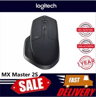 Logitech MX Master 2S Wireless USB Bluetooth Mouse สำหรับพีซี