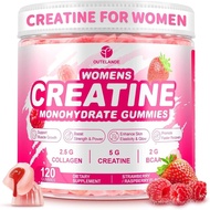 Creatine untuk Wanita Creatine Monohydrate dengan Kolagen BCAA Creatine Meningkatkan Pertumbuhan dan
