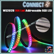 ARGB WS2812B 144Leds Led Light Strip 5v ARGB Led Strip WS2812B Waterproof Individually Addressable L
