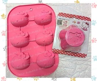 Silicone Zone 施理康 Hello Kitty 凱蒂 Desert  Chocolate Jelly Ice muffin Cupcake Mold 卡通 朱古力 蛋糕 布丁 啫哩 麵包 