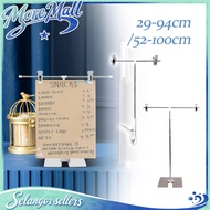 Table Top Price Display T Stand T Shape Banner Holder Stand Supermarket POP Poster Stand