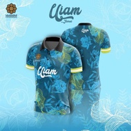 Jersi Uiam Flower Edition Muslimah Labuh Murah Microfiber Malaysian Couple Set Sublimation T-shirt/J