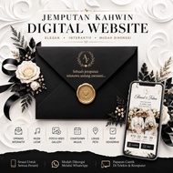 Jemputan Kahwin Digital Website | Kad Jemputan Online | E-Kad Kahwin | RSVP Google Maps Countdown Mu