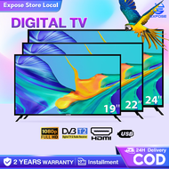 Digital TV 22 inch 1080P TV LED EXPOSE Television 24 inch Digital TV CVBS AUDIO 19 inch TV 720P 2 years warranty