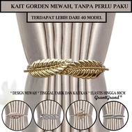 Terbaik Luxury Hook Pengait Jepit Horden Gorden Emas Gold Silver