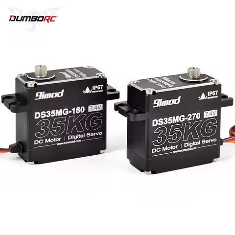 9imod Waterpoof Arduino Servo 35kg 25kg 20kg 15kg Full AL RC Steering Servos High Torque Metal Gear 