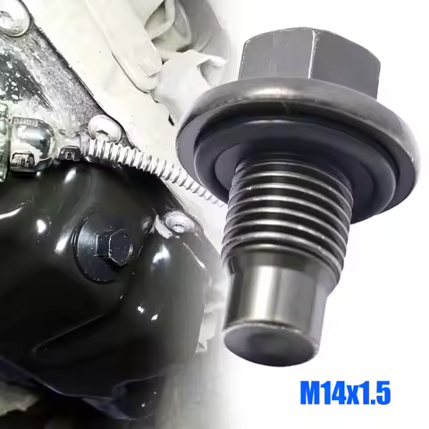 LR073675 F6TZ-6730BA Engine Oil Pan Sump Drain Plug M14x1.5mm Oil Drain Plug Gasket for Ford Focus E