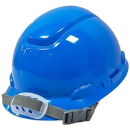 [特價]3M旋鈕工程帽工業用防護頭盔藍色