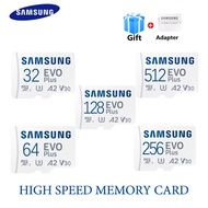 SAMSUNG ซัมซุง  EVO Plus Flash Card Micro SD   CLASS 10512GB 256GB 128GB 64GB 32GB