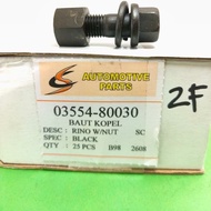TOYOTA Coupling Bolt POLOS 2F BlackTOYOTA Part: 03554-80030 Propellar ShaftBolt Fj40TOYOTA JAC Brand