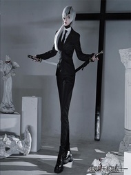 ชุดคอสเพลย์ Sawada Kimi Black Suit Demon Hunter Chain Saw Man Kimi Cosplay Costume Anime Japan ชุดคอ