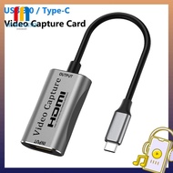 MYRONGMY Audio Video Capture Card Aluminum alloy OBS Camera Game Recording Device for PS4 XBOX