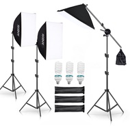 Andoer 2m Stand * Arm * 1 Boom Arm * 135w Led * With 135w Led 3/ Softbox * Softbox Set With Studio K