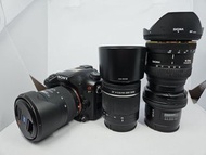 Sony A77 zeiss 16-80mm f3.5-4.5 55-200mm SAM 20MM F2.8 Sigma 10-20mm