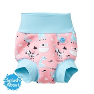 3D Happy Nappy 3D Swimming Diaper Pants-Pink Zoo