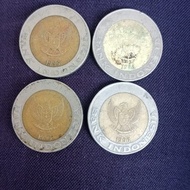 Uang koin kuno 1000 seribu logam kelapa sawit tahun 1996 Original