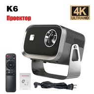 K 6 PTZ Projector Small HD Household Smart Portable 1 0 8P Courtyard Machine