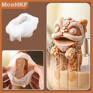 ❤❤❤Hot Sale MceHKF Fortune Wake Up Lion Ice Khung treo ly cà phê tại nhà ICE CUBE làm khuôn Silicone