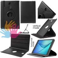 Case SAMSUNG Tab A8 2015 T350 P355/Casing Tab A 8 2017 T380 T385 Flip Cover Rotary Leather Case 360 