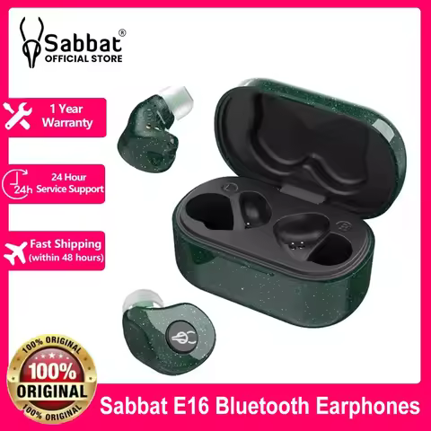 Sabbat E16 TWS Wireless 5.2 BA+DD Bluetooth Earphones Earbud Master-Slave Dual Mode Switching Advanc