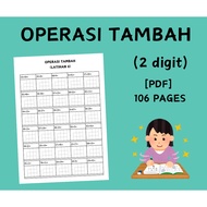 A661 – [PDF] Operasi Tambah 2 digit - 106 pages - mathematics matematik sekolah rendah penambahan ad
