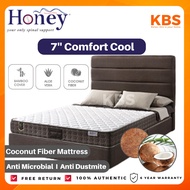 (FREE Shipping) HONEY 7'' Thickness Comfort Cool Mattress / Coconut Fiber + Aloe Vera Bamboo Knitted Cover