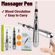 Massage Acupuncture Massager Acupressure Pen Meridian Pan Akupuntur Neck Body Massage Urut Badan 刮痧电
