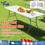 🇸🇬 [In Stock] Folding Table 6ft (180cm) Portable foldable table suitable for picnic office home outd