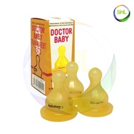 Doctor Baby 801 Transparent Teats Natural Rubber Latex Soft Teat Nipple Standard Neck Puting Susu Ku