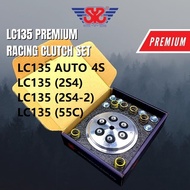 SYS Premium LC135 Lc 5Yp 55C 2S4 2S42 SYM VF3I Racing Clutch Set mody With 6 Spring 135 Yamaha 4S 5S