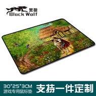 AT&amp;💘One Piece Dropshipping Personality Cartoon Oversized Rubber Desk Mat Large Mouse Pad Stain-Resistant Amazon Game Ani