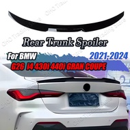 M4 Style Car Rear Roof Trunk Spoiler For BMW 4 Series G26 430i 440i M440i I4 Gran Coupe 2021-2024 B