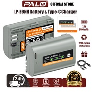 PALO LP-E6NH 3400mAh 7.4V Battery Type-C Rechargeable For Canon EOS R5/R6/R7/5D/6D/7D/90D Series