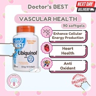 Doctor's Best Ubiquinol With Kaneka, The Reduced Form Of Coenzyme Q10, 50mg, 90 Softgels, Dietary Su