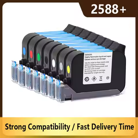 2588+M 2588 2588+ Handheld Printer Ink Cartridge Fast Dry Eco Solvent Print Height 12.7mm Inkjet Pri