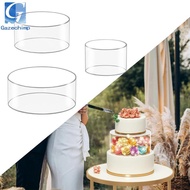 Gazechimp 3x Cake Stand Cupcake Stand 6" 8" 10" Stackable Transparent Cake Stand Cylinder Boxes