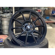 NEW 15X7J AOW TC105X Rim (set of 4) Matt Black 4X100 for City Jazz Vios Yaris Myvi Mazda 2 Ativa
