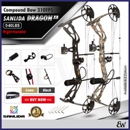 TenXion Archery Sanlida Dragon X8 Compound Bow 0-60LBS Adjustable 310FPS Memanah Busur Kompaun Anak 