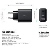 [ Ready Stock] Aukey Charger Iphone Samsung Quick Charge 3.0 &amp; Aipower