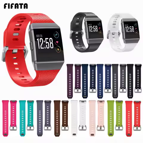 FIFATA Replacement Watch Strap For Fitbit ionic Silicone Wristband Bracelet For Fitbit Ionic Smartwa
