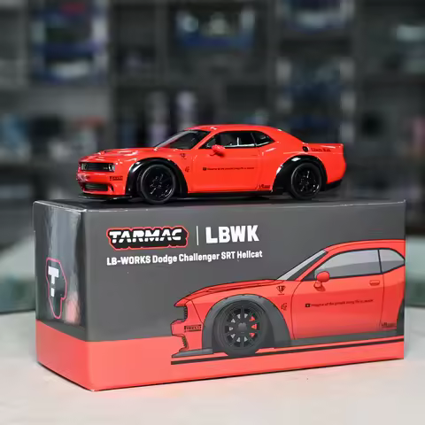Tarmac Works TW 1:64 Dodge challenger SRT Diecast Model Car Kids Toys Gift