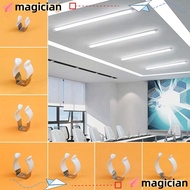 MAGIC 5Pcs Spring Terry Clip, Fixing Clips Base Tool Lamp Tube Clip,  T3/T4/T5/T6/T7/T8/T9/T10 With 