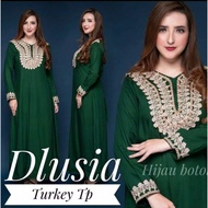 LONGDRESS DLUSIA TURKEY ORI BUSUI TERLARIS TERMURAH PUTRI AYU GROSIR D