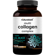 คอลลาเจนคอมเพล็กซ์แคปซูล NatureBell - 18-in-1 Collagen with Biotin - สนับสนุนสุขภาพผิว ข้อต่อ และลำไ
