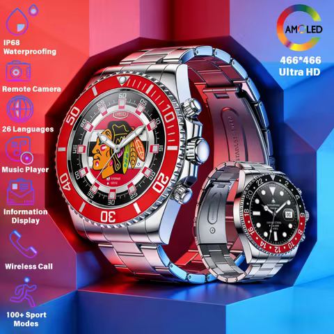 2026 Second Generation DM18 Men's Premium Smartwatch Luxury Bluetooth Calling Fitness Watch Sports &