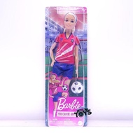 Barbie Soccer Doll Blonde Ponytail Colorful 9 Uniform