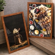 Photo Frame - Certificate Frame with Glass Surface Decorative Wall Hanging Commemorative Desk - Size