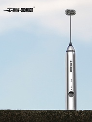 MHW-3BOMBER Bomber Electric Milk Frother Coffee Garland Automatic Milk Frother Handheld Foamer