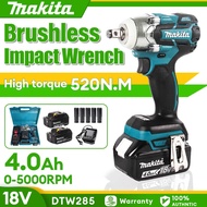 Makita 18V Electric Impact Wrench Brushless Impact Wrench Cordless Power Tools Set Drill